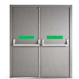 Double Fire Exit Door